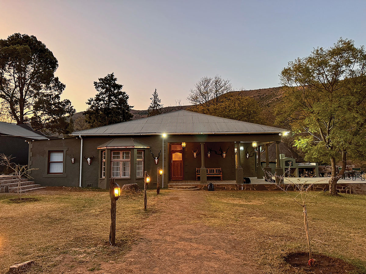 Arriving at the cool and unique hunting lodge proved to be more than what I expected for a typical hunting lodge in South Africa.